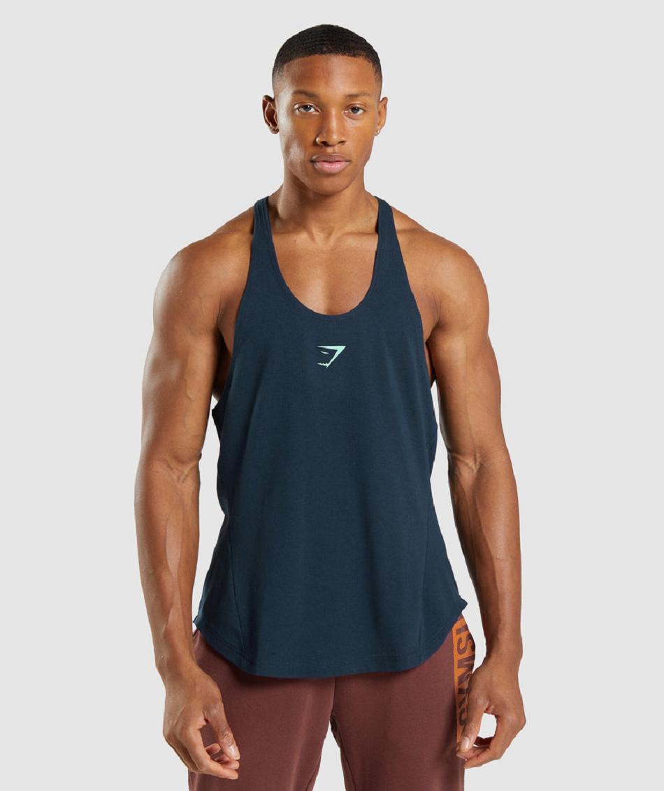 Stringers Gymshark Bold Hombre Azul Marino | CO 3578AHK